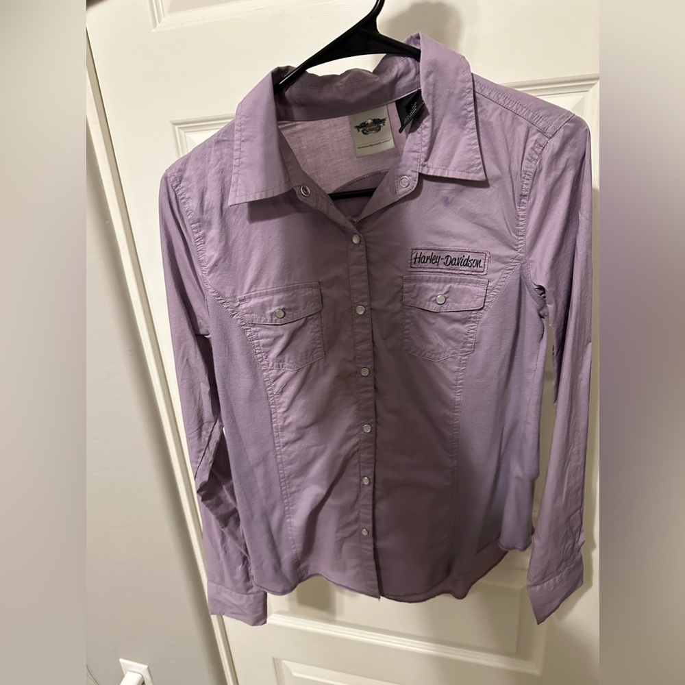 Women’s Harley Davidson Long Sleeve Shirt Size S